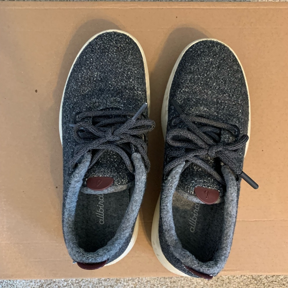 Size 7 Allbirds Grey Water-Resistant Wool Mizzles